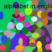 alphabet in english